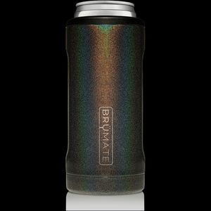 BruMate 12 oz. Slim Can Insulator Charcoal Glitter